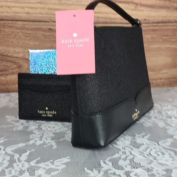 Kate Spade Lola Glitter Crossbody w/Card Holder - Picture 9 of 9